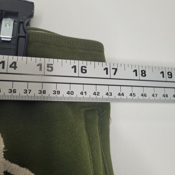 Vintage y2k Aeropostale green low rise drawstring cropped sweatpants size large - Picture 4 of 7